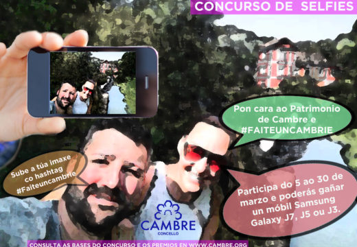 Cambre convoca la II Edición do concurso de selfies FAITE Un CAMBRIE